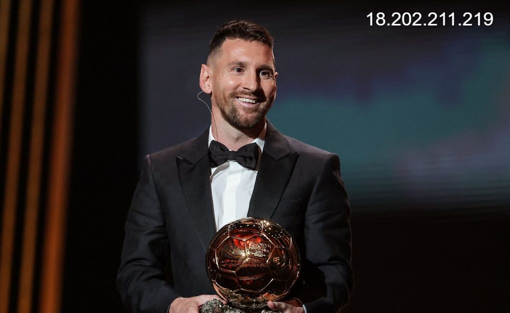 Messi từng nhận giải Quả Bóng Vàng tới 8 lần