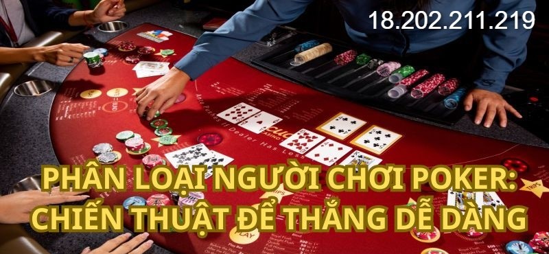 Phân loại người chơi Poker: chiến thuật để thắng dễ dàng